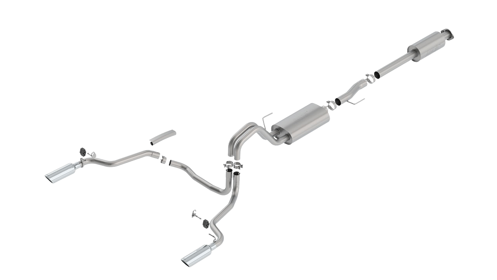 Borla Cat-Back Exhaust (Touring) - 2.7/3.5 F-150 (2015-2020)