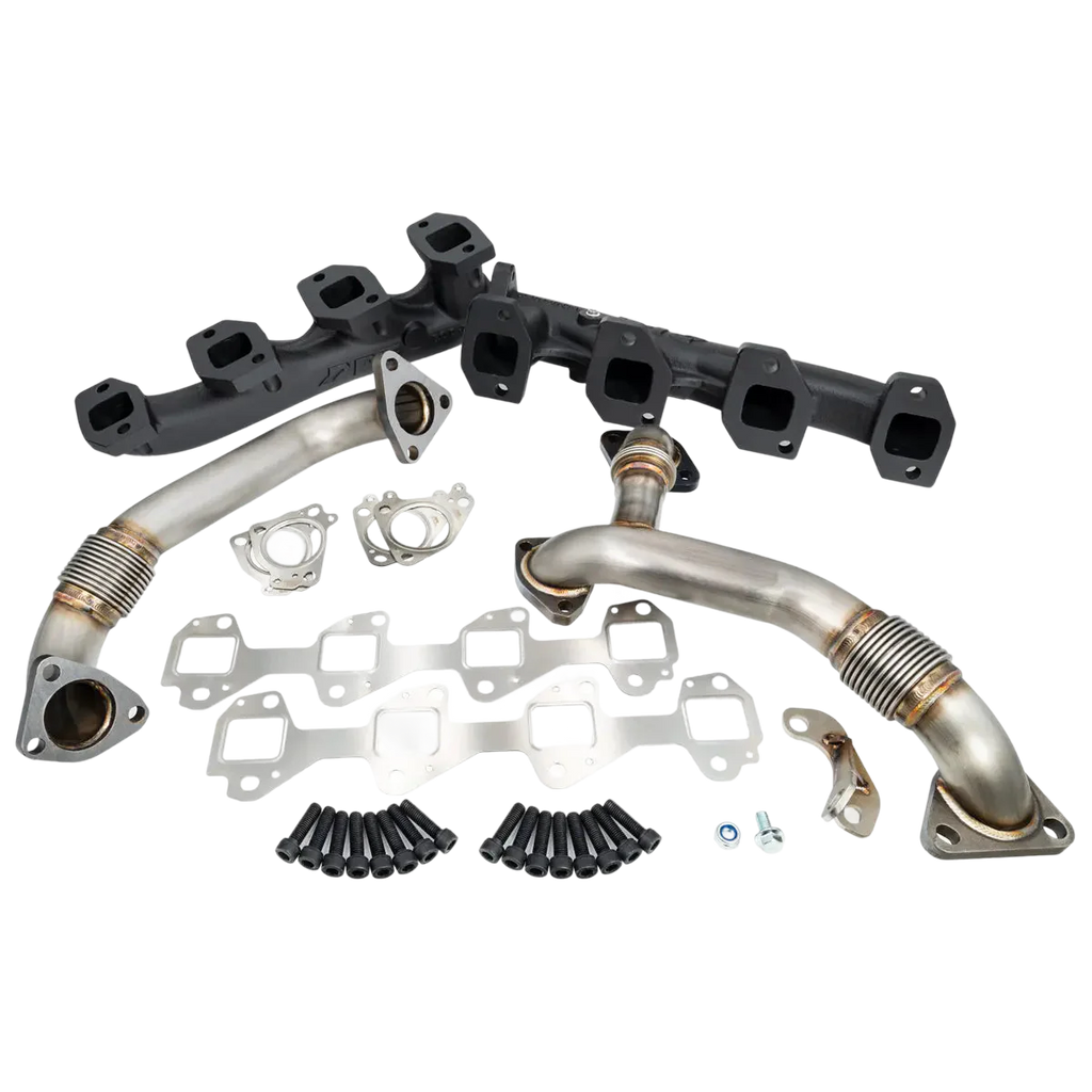 PPE High Flow Exhaust Manifold and Up Pipe Kit - 6.6 Duramax (2006-2007)