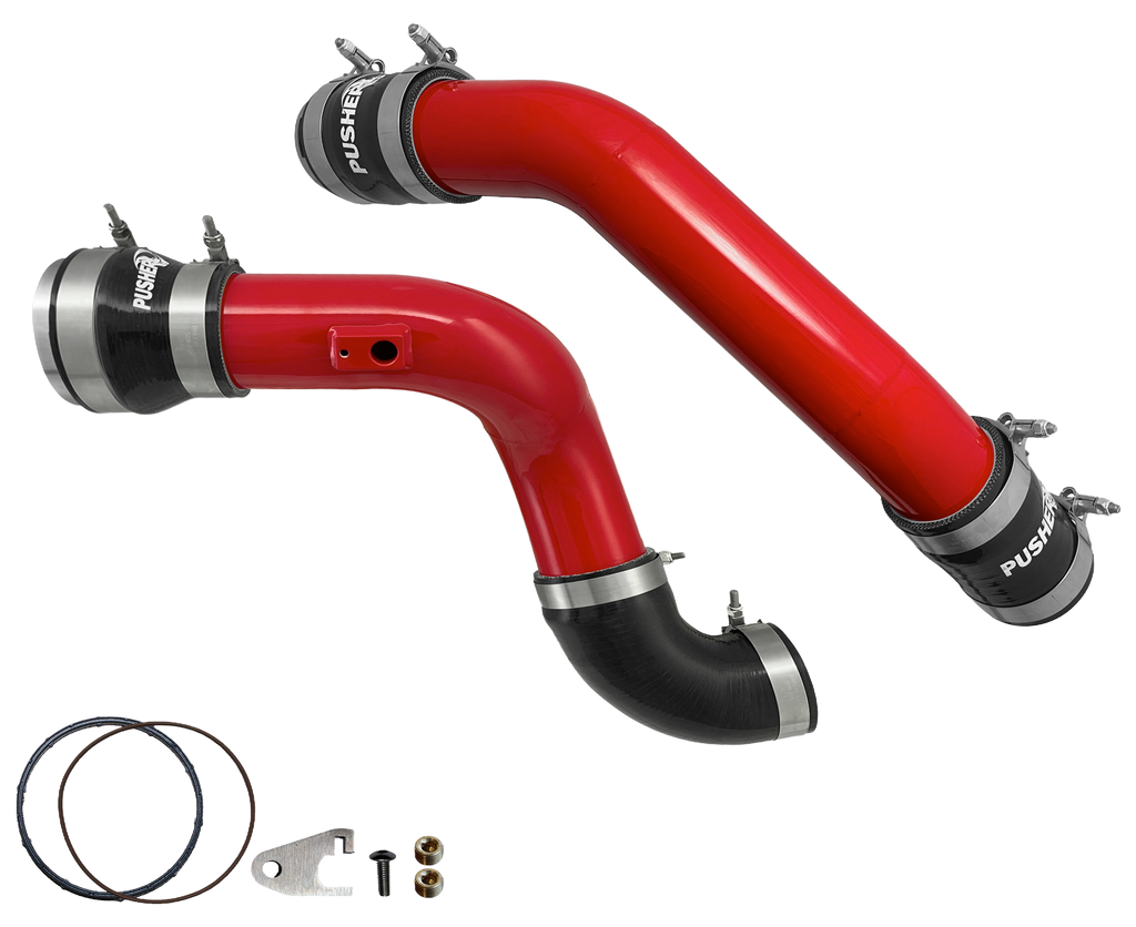 Pusher 3" Hot & Cold Side Charge Tubes - 6.7 Powerstroke (2017+)