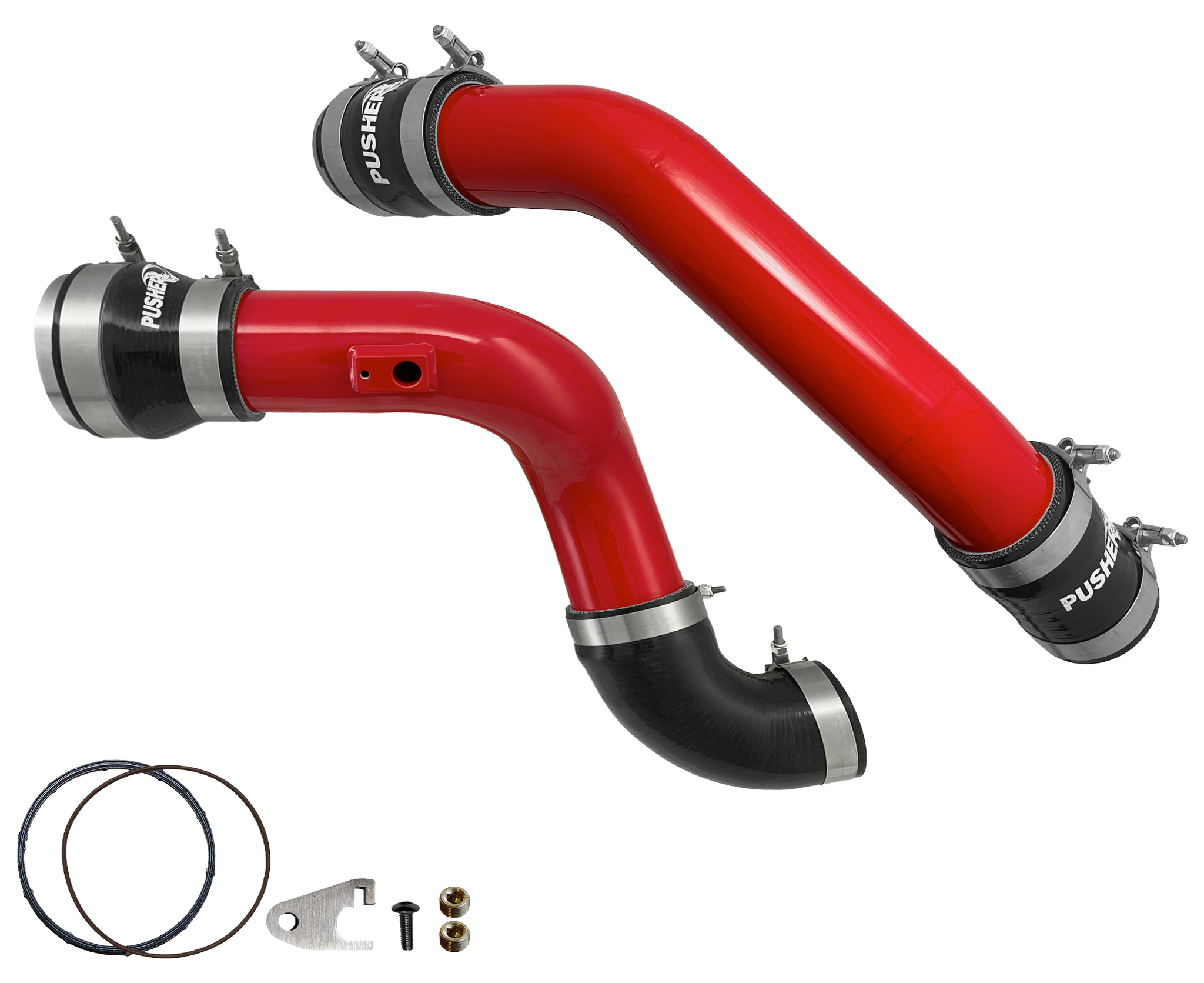 Pusher 3" Hot & Cold Side Charge Tubes - 6.7 Powerstroke (2017+)