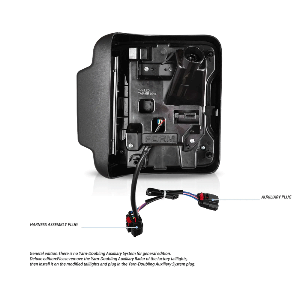 OLED Tail Light Assembly With Animation Effects For 2018-2020 Jeep Wrangler JL JLU